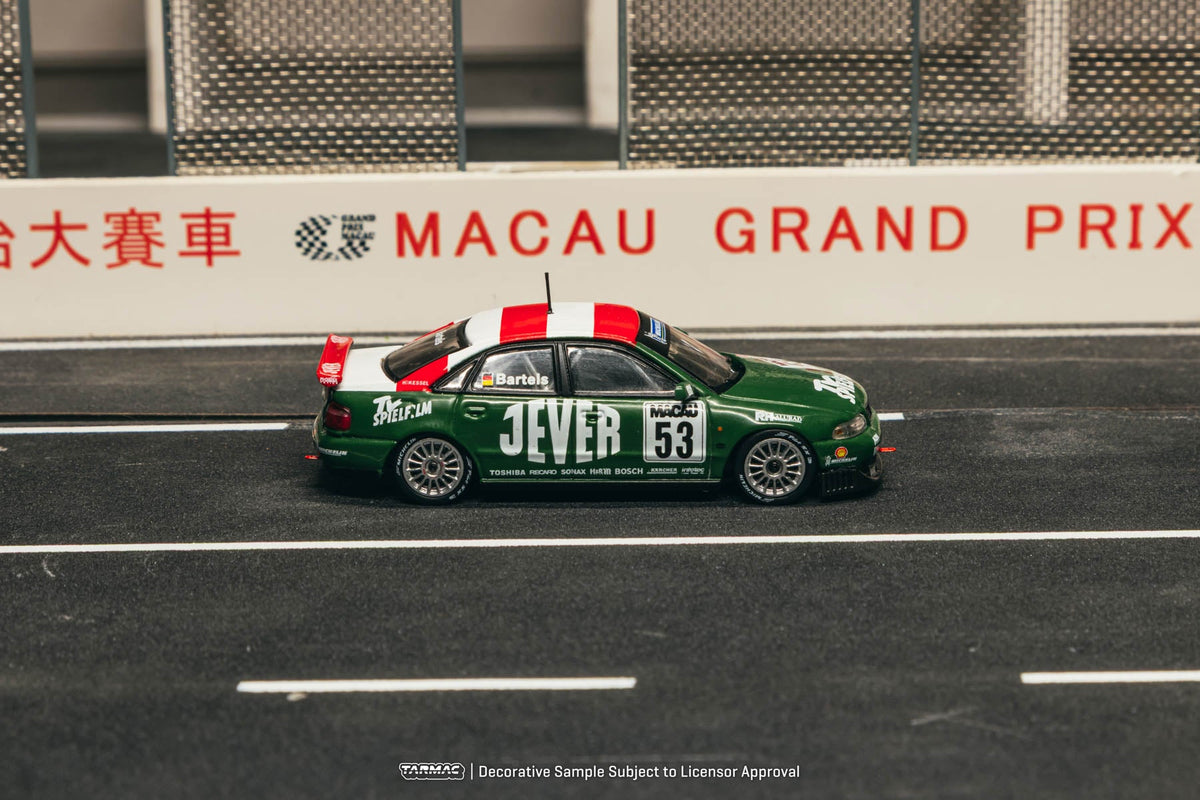 [Preorder] Tarmac Works 1:64 Audi A4 quattro Macau Guia Race 1999 Winner Michael Bartels – Hobby64 T64-077-99MGP53