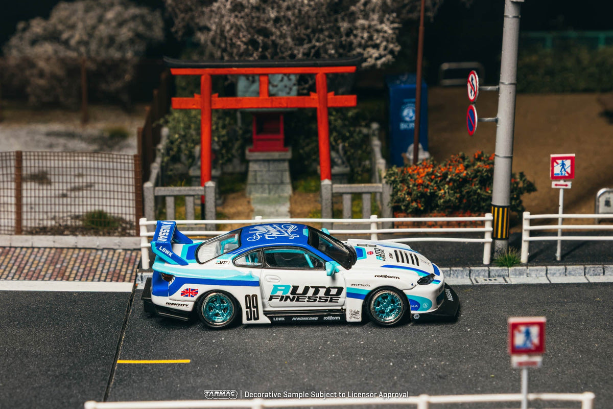 [Preorder] Tarmac Works 1:64 LB-Super Silhouette Nissan SILVIA (S15) Auto Finesse – White – Hobby64 T64-091-AF