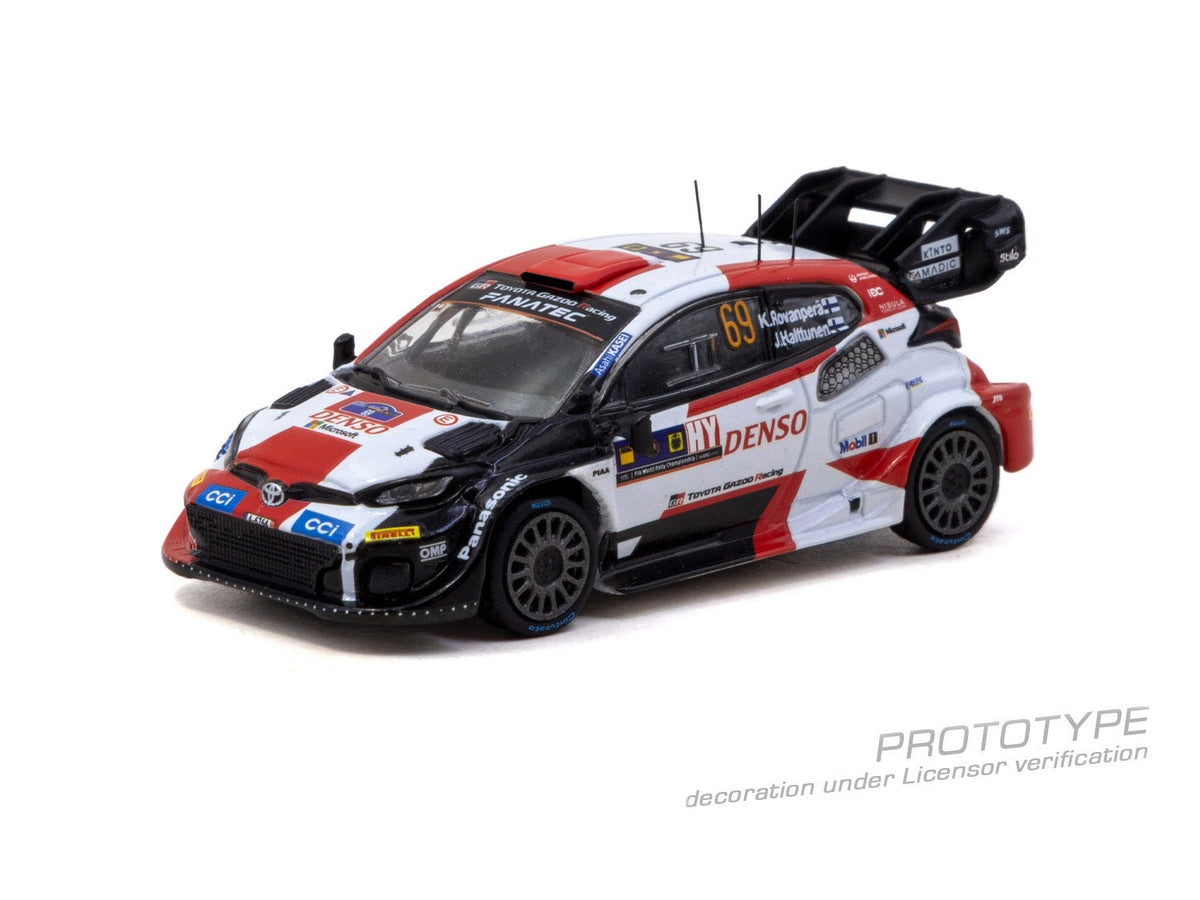 [Preorder] Tarmac Works 1:64 Toyota GR YARIS Rally1 HYBRID Central European Rally 2023 WRC World Champion 2023 - Hobby64 T64-085-23CER69