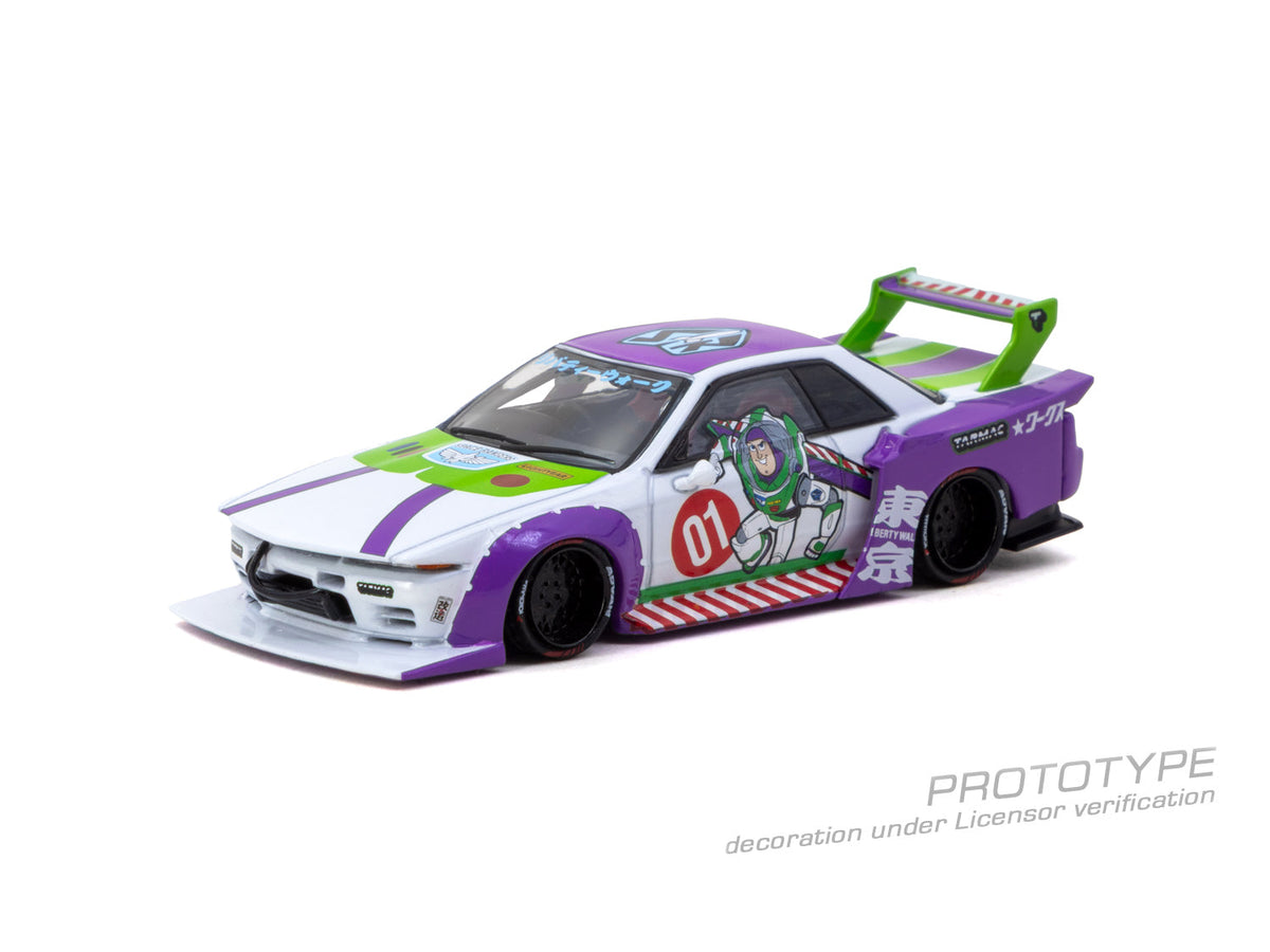 [Preorder] Tarmac Works 1:64 LB-Kaido Works R32 SKYLINE Disney Buzz Lightyear – White- Hobby64 T64-097-BUZZ
