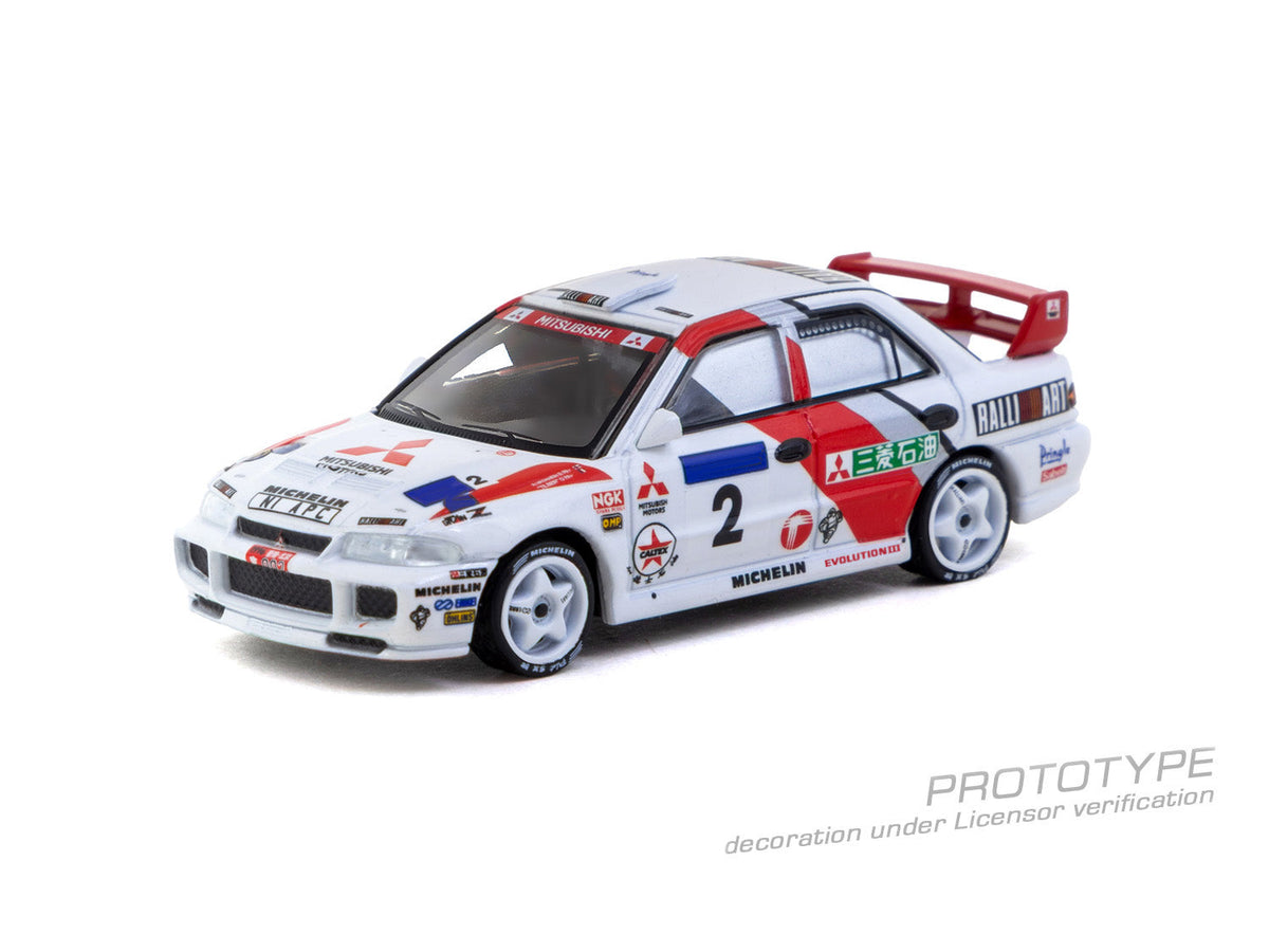 [Preorder] Tarmac Works 1:64 Mitsubishi Lancer Evolution III T64G-050-96HKBR02