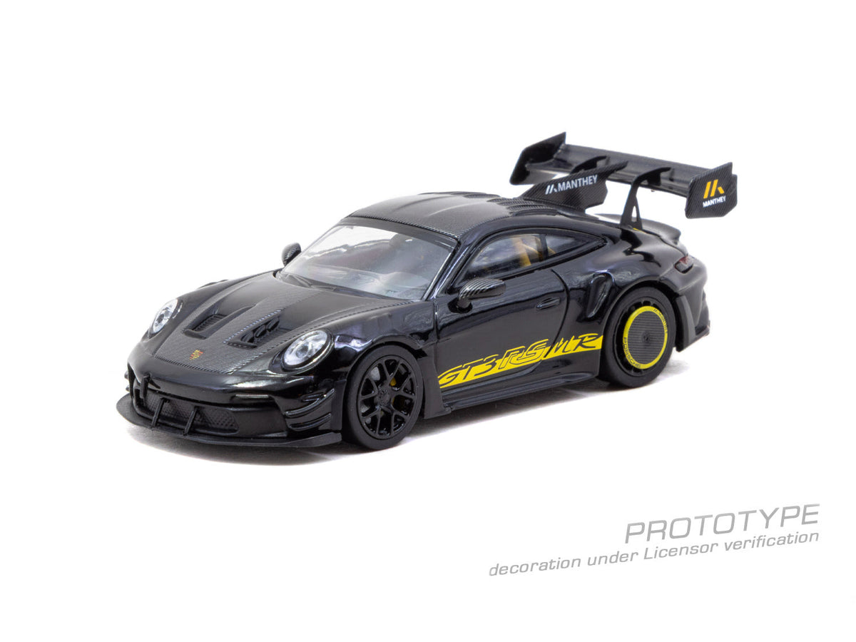 [Preorder] Tarmac Works 1:64 Porsche GT3RS (992.2) MR Black Yellow T64MC-023-BR