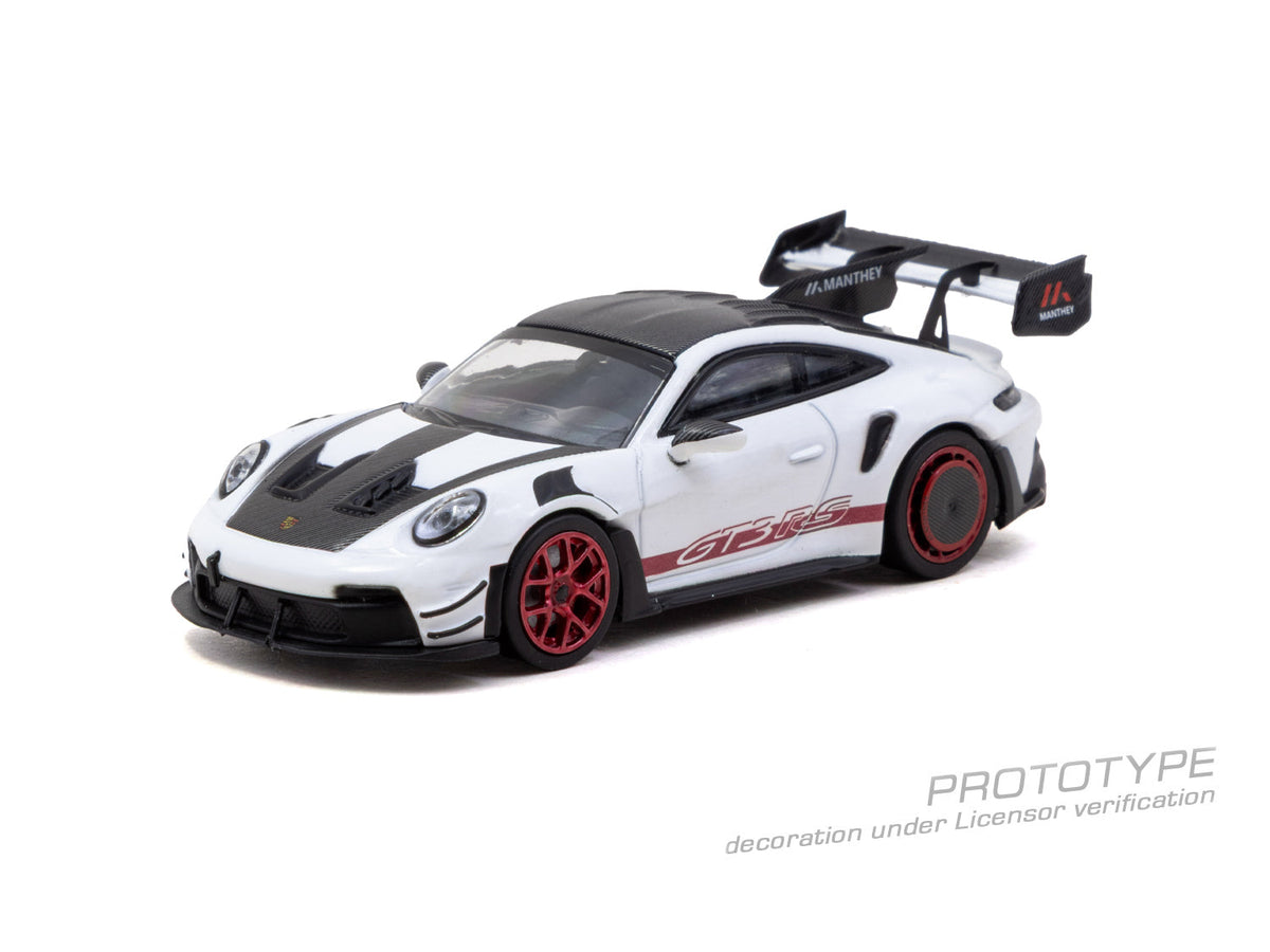 [Preorder] Tarmac Works 1:64 Porsche GT3RS (992.2) MR White Red T64MC-023-WR