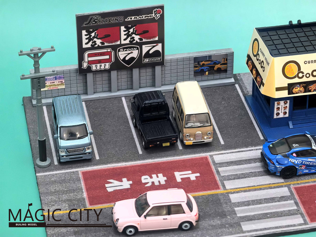 [Preorder] Magic City 1:64 Japanese SPOON Tuning & Omurice Shop Diorama 110092
