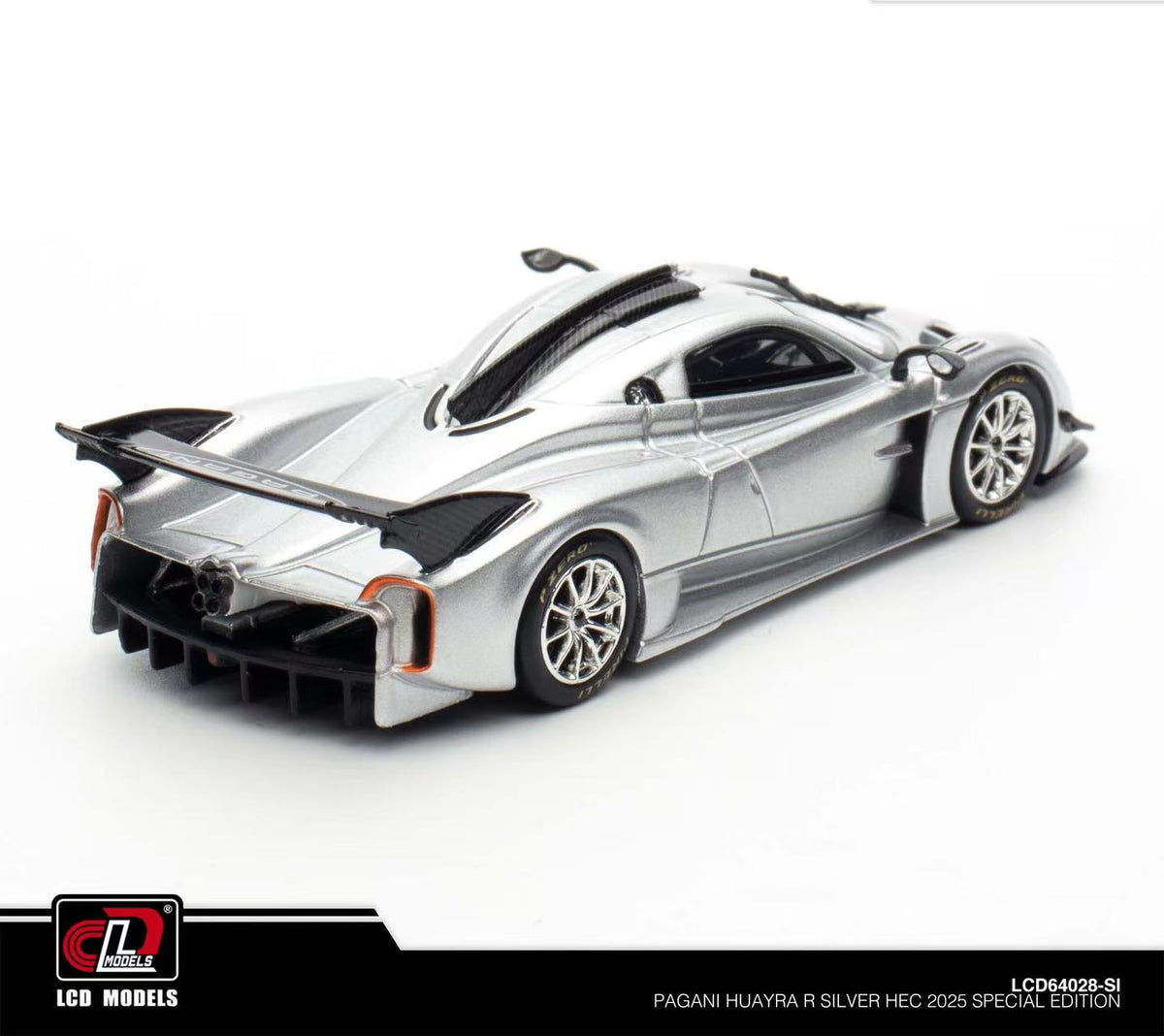 LCD 1:64 Pagani Huayra R Sliver TMCS 2025 LCD64028-Sl