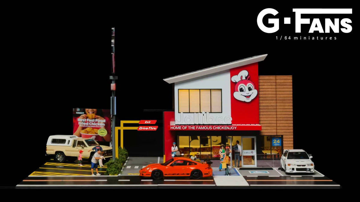 [Preorder] G.Fans 1:64 Fried Chicken Shop Diorama 710040