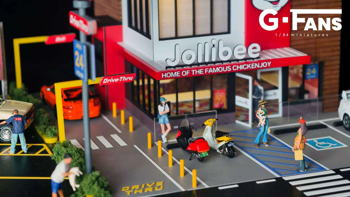 [Preorder] G.Fans 1:64 Fried Chicken Shop Diorama 710040