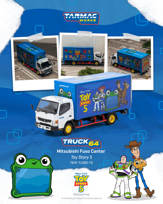 [Preorder] Tarmac Works 1:64 Mitsubishi Fuso Canter Toy Story 5 T64T-TL002-TS