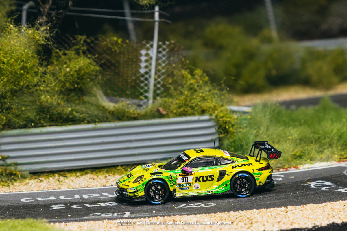 [Preorder] Tarmac Works 1:64 Porsche 911 GT3 R Nürburgring 24h 2024 Laurens Vanthoor / Thomas Preining / Kevin Estre / Ayhancan Güven T64-084-24NUR911