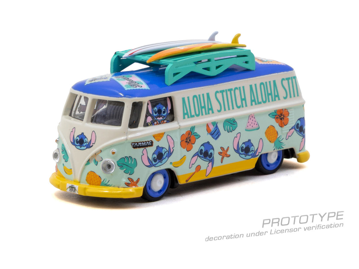 [Preorder] Tarmac Works 1:64 Volkswagen Type II (T1) Panel Van Lilo & Stitch T64S-005-LS