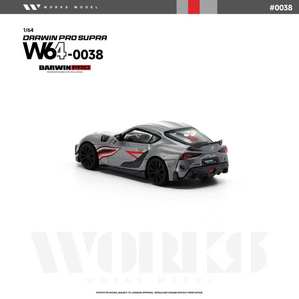 [Preorder] Works Model 1:64 Toyota GR Supra A90 MK5 DarwinPRO W640038