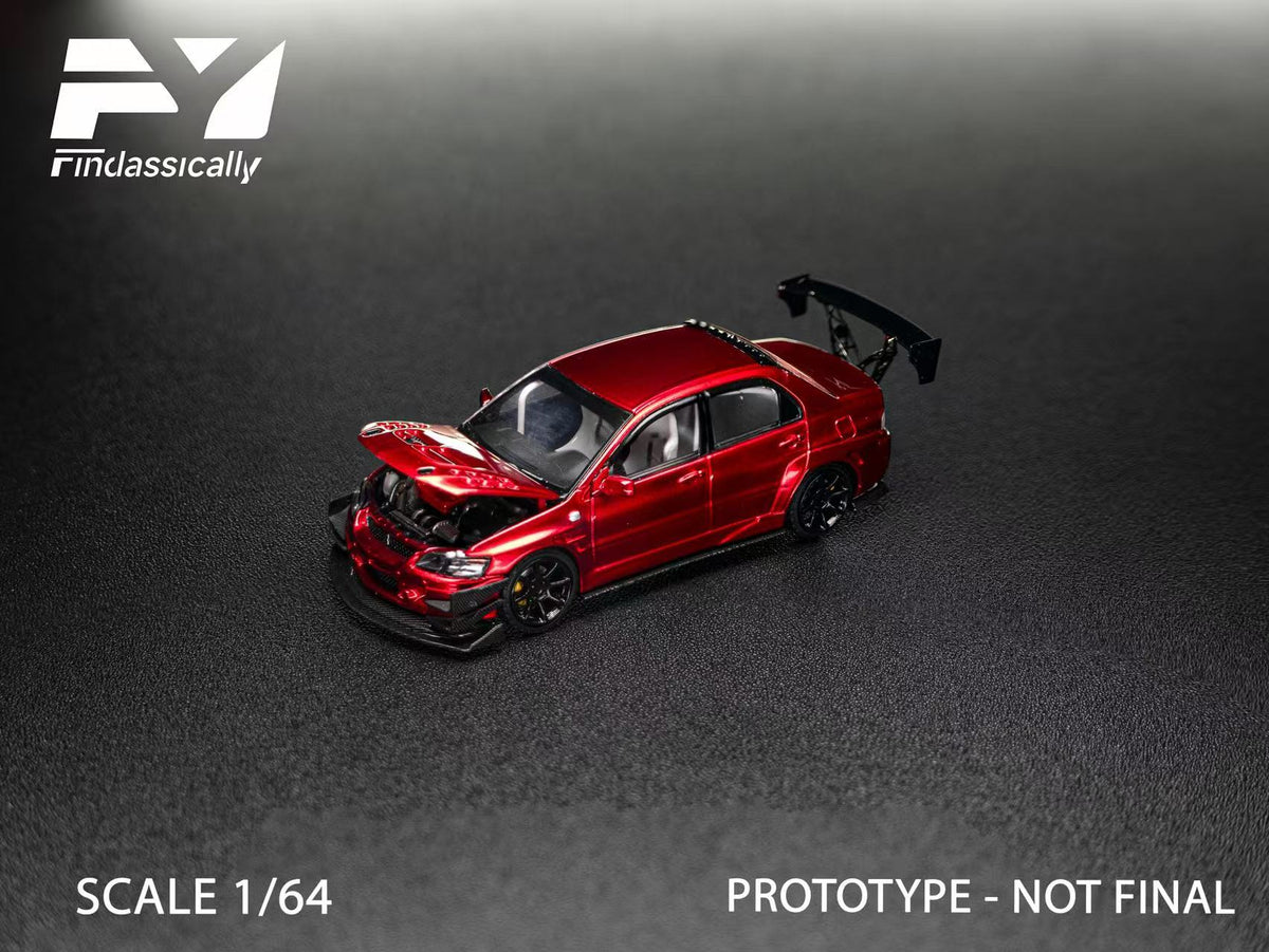 [Preorder] Findclassically 1:64 Mitsubishi 9th Generation Modified - Red (6 Versions)