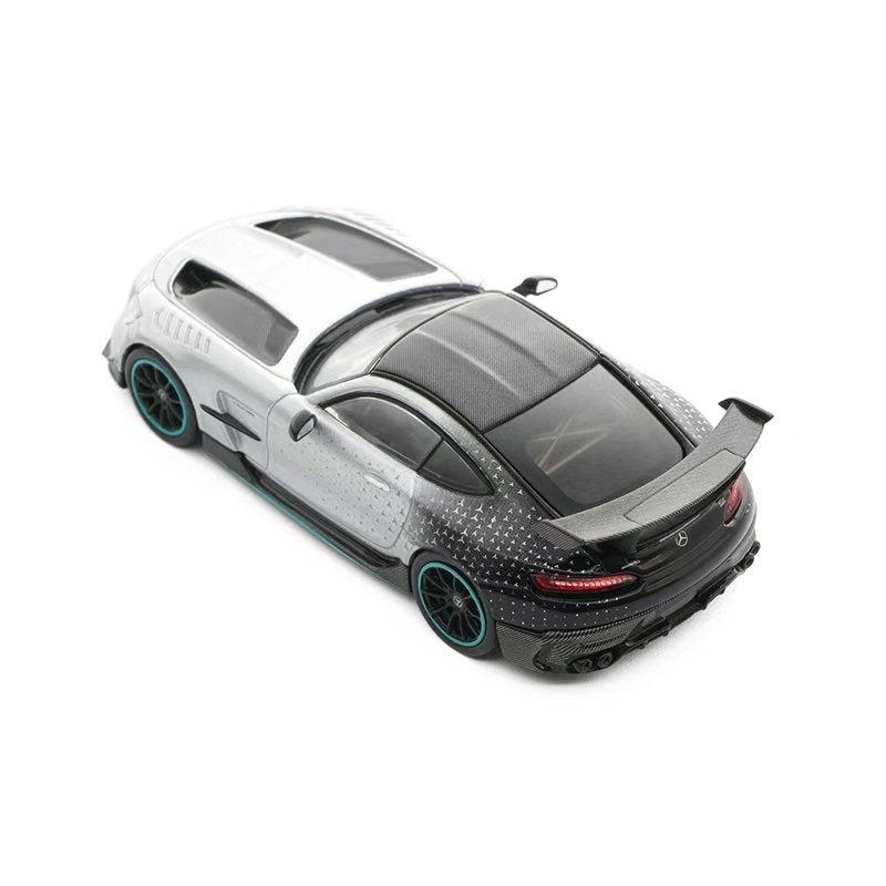 [Preorder] HappyCar 1:64 Mercedes AMG AMG-GT Silver ME-03