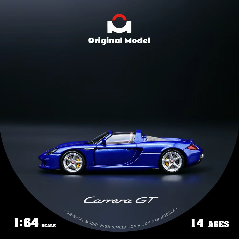 [Preorder] Original Model 1:64 Porsche Carrera GT Blue OM645913