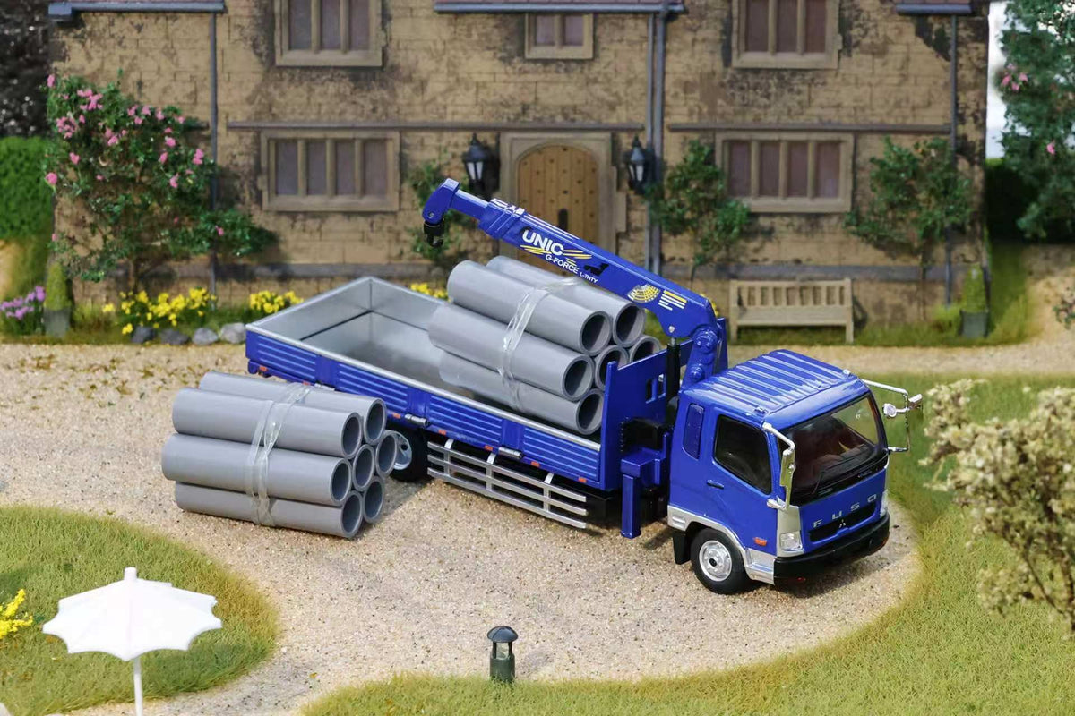 GCD 1:64 Mitsubishi Fuso Fighter (1024) Truck With Crane KS-082-634