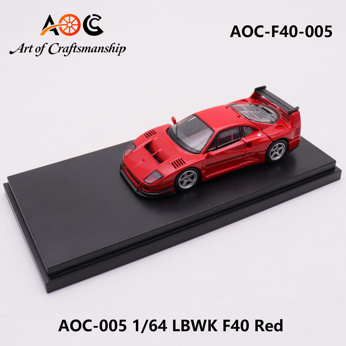 [Preorder] AOC 1:64 LBWK F40 Red AOC-F40-005
