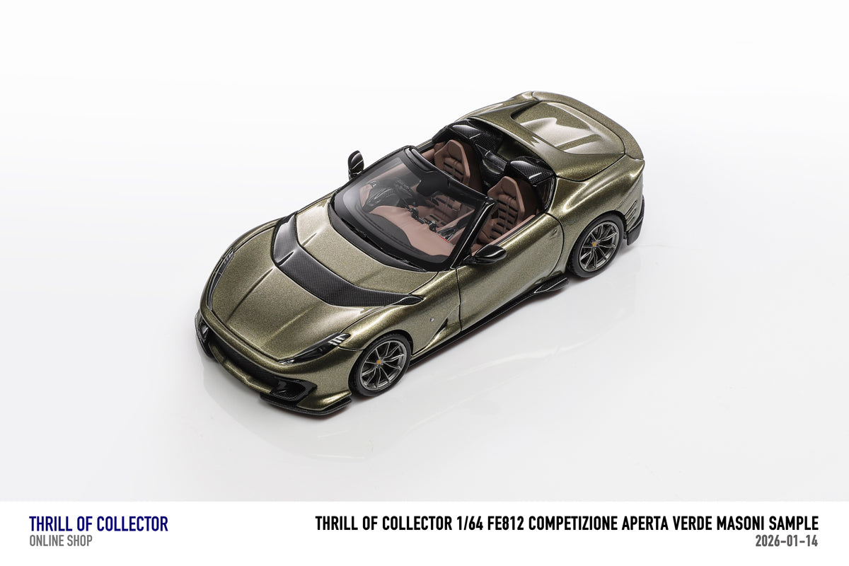 TOC 1:64 Ferrari 812C Aperta (10 Colours)