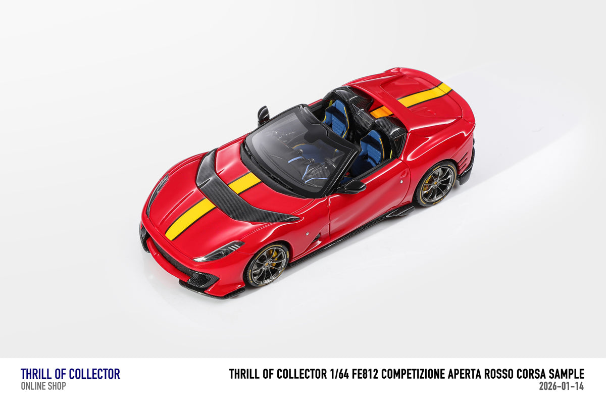 TOC 1:64 Ferrari 812C Aperta (10 Colours)