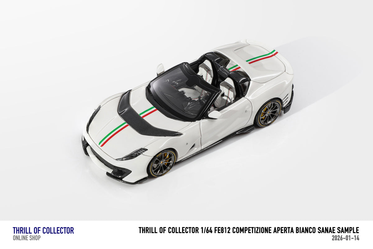 TOC 1:64 Ferrari 812C Aperta (10 Colours)