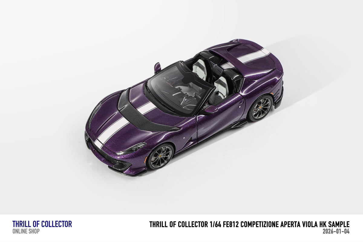 TOC 1:64 Ferrari 812C Aperta (10 Colours)