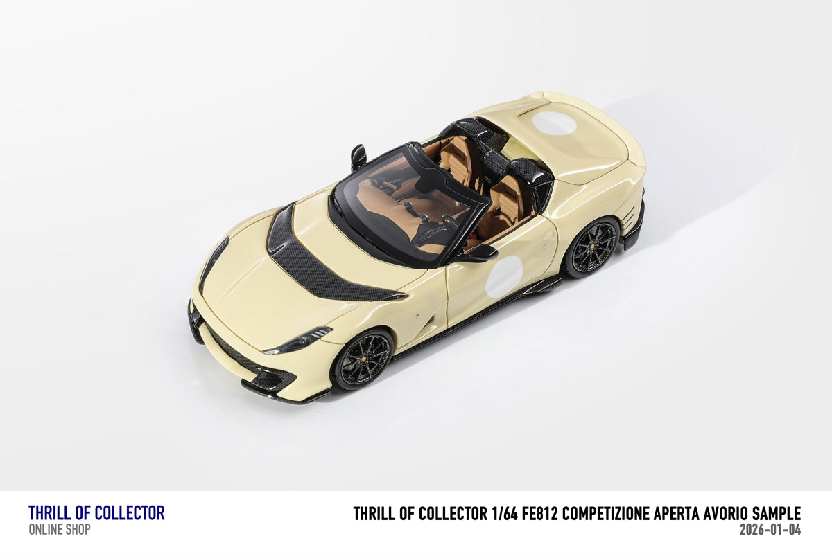TOC 1:64 Ferrari 812C Aperta (10 Colours)