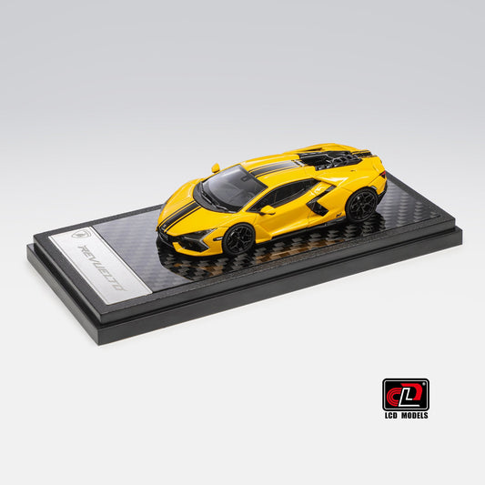 LCD 1:64 Lamborghini Revuelto Yellow 20th Anniversary LCD64042-YE20