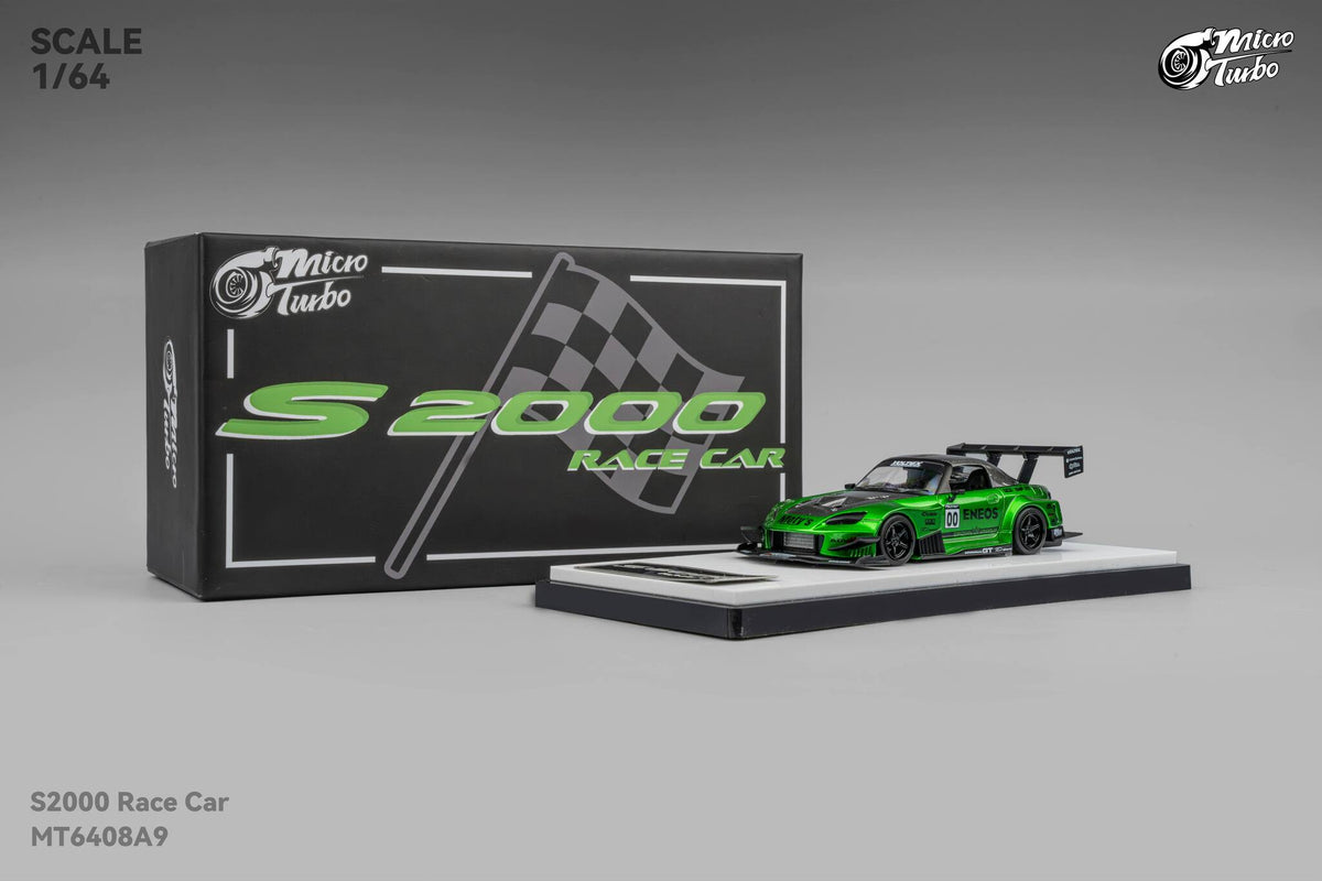 Microturbo 1:64 Custom S2000 RB - Metallic Green MT6408A9