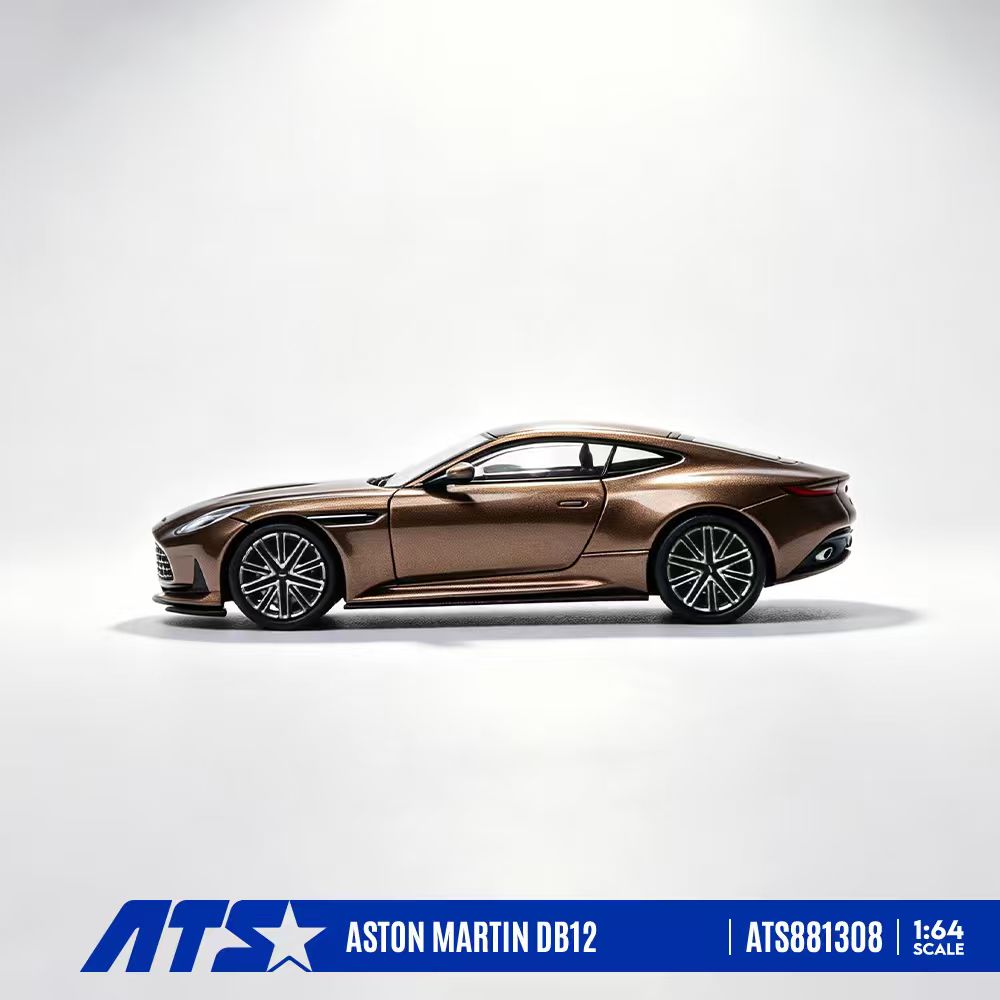 [Preorder] ATS Model 1:64 Aston Martin DB12 Silver/Metallic Brown (2 Colours) ATS881306/ ATS881308