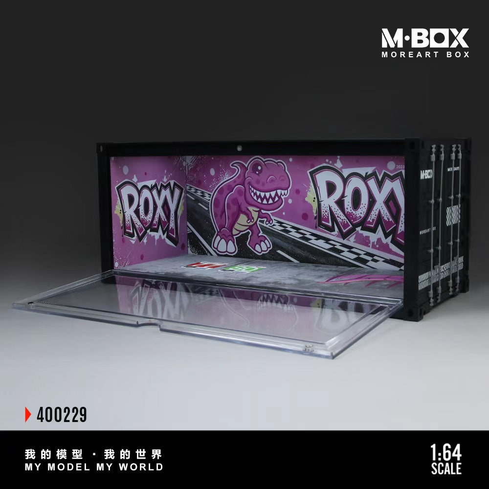 [Preorder] MBOX 1:64 Dinosaur Painted Container Scene MB400229/ MB400230/ MB400231