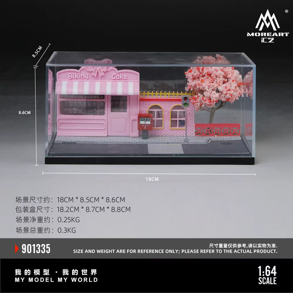 MoreArt 1:64 PINK DOLL STORE SCENE Diorama MO901335