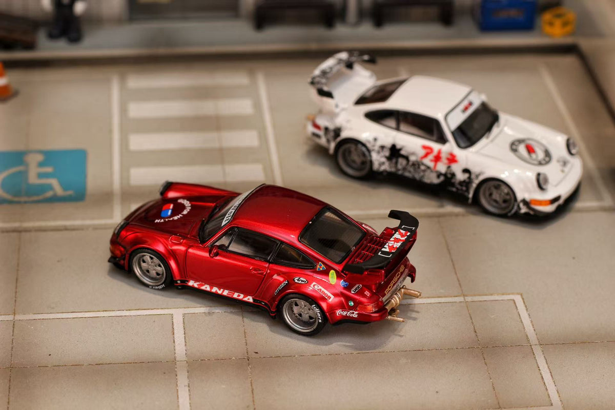 [Preorder] Street Weapon 1:64 Porsche RWB 964 AKIRA Livery (2 Colours)