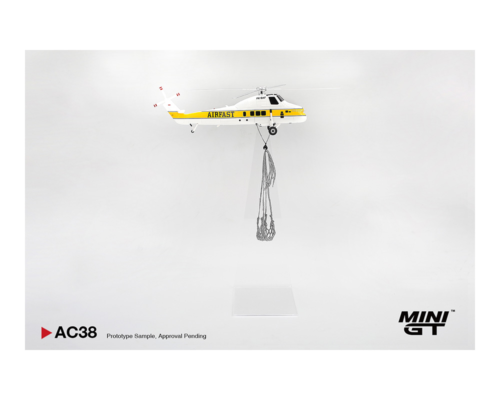 [Preorder] MINI GT 1:64 Sikorsky S58T Helicopter 1985 Camel Trophy MGTAC38