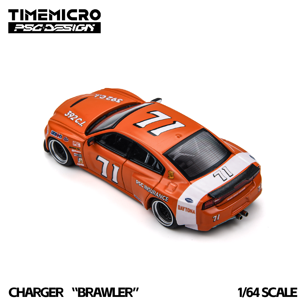 [Preorder] TimeMicro × PSC DESIGN 1:64 "Brawler" Daytona '71 Charger TM648209