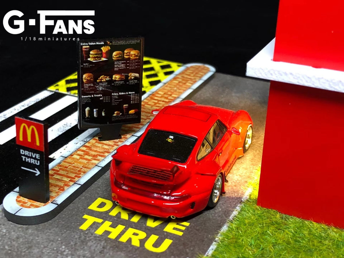 [Preorder] G.Fans 1:64 Diorama McDonald's Building 710033