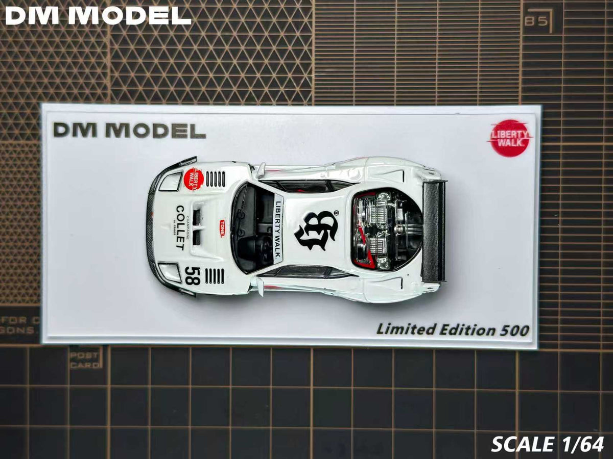 [Preorder] DM Model 1:64 LBWK Ferrari F40 White (2 Versions)