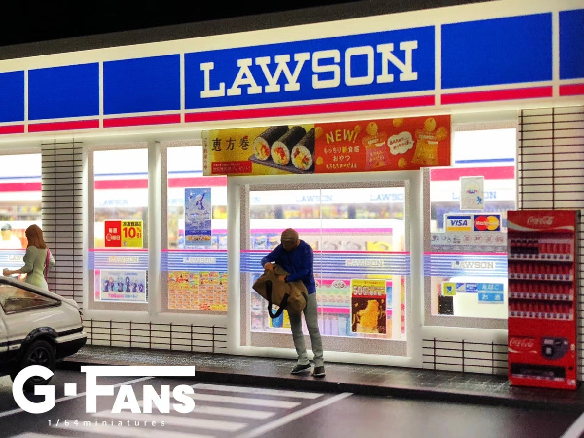 G.Fans 1:64 LAWSON Building Diorama Model 710024