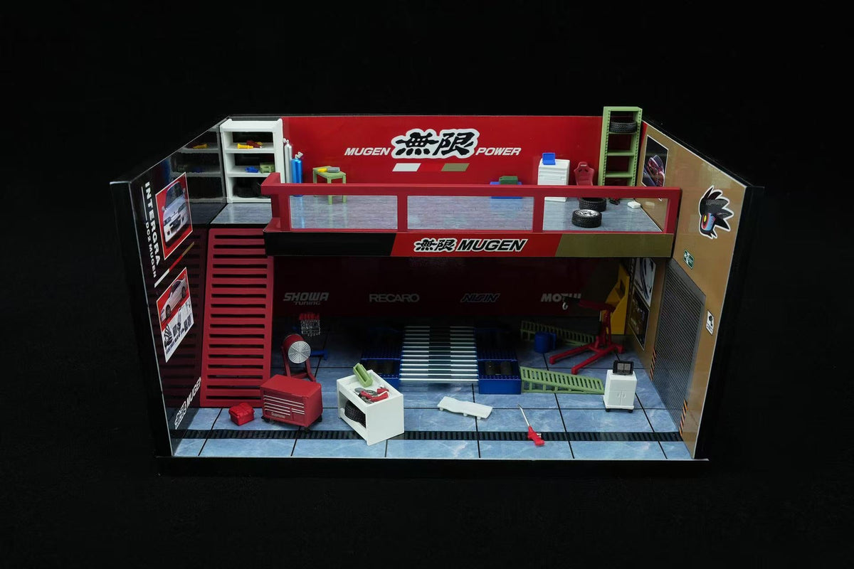 [Preorder] Motorhelix 1:64 Auto repair shop scene (3 Versions) M90214/M920220/M920221