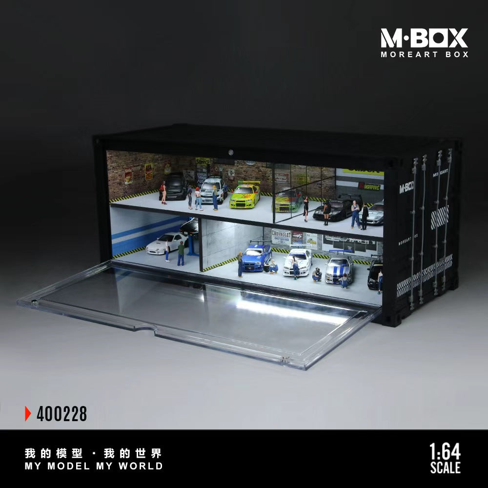 [Preorder] MBOX 1:64 Double-Layer American Style Auto Repair Workshop MB400228
