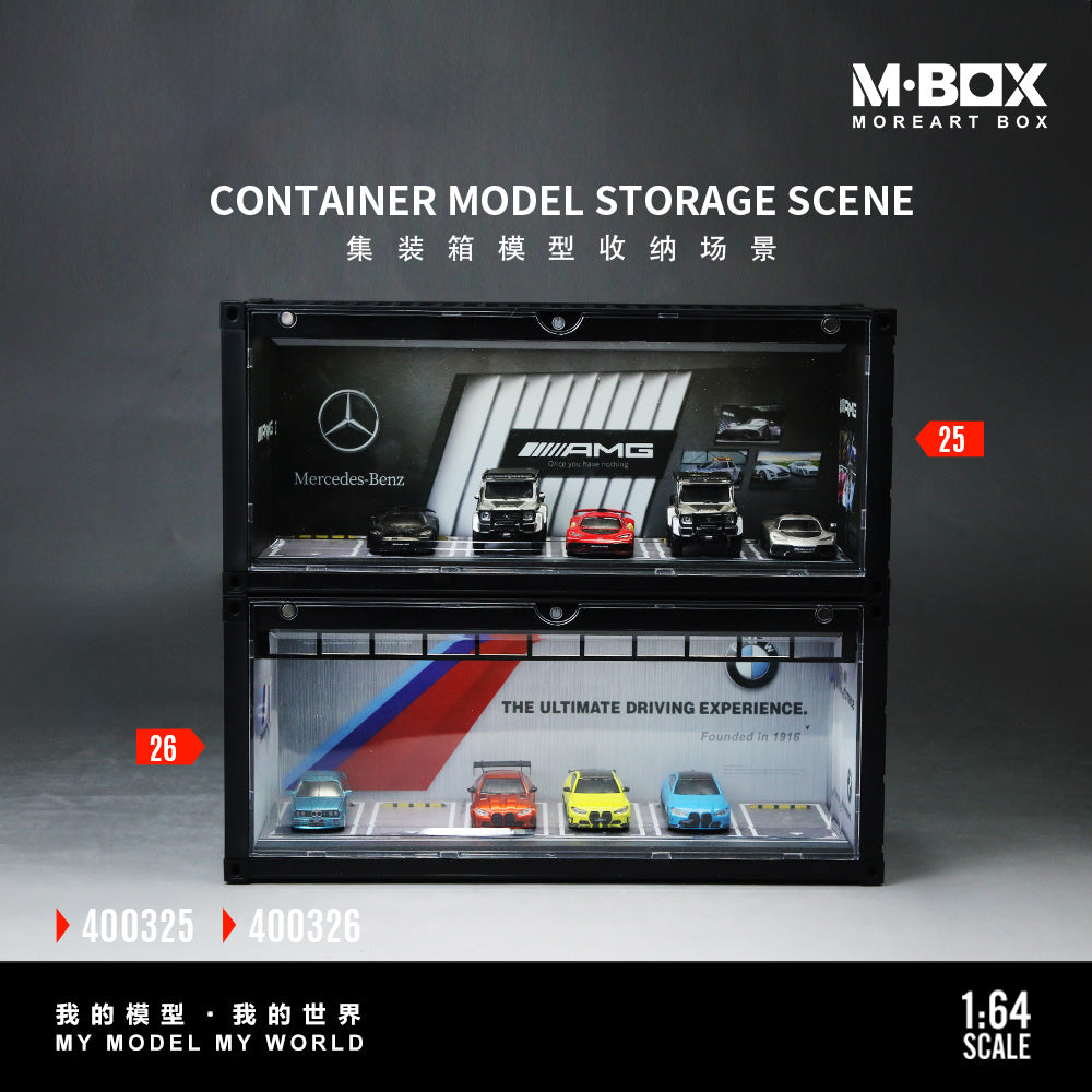 [Preorder] MBOX 1:64 CONTAINER MODEL STORAGE SCENE (2 Versions) MB400325/MB400326