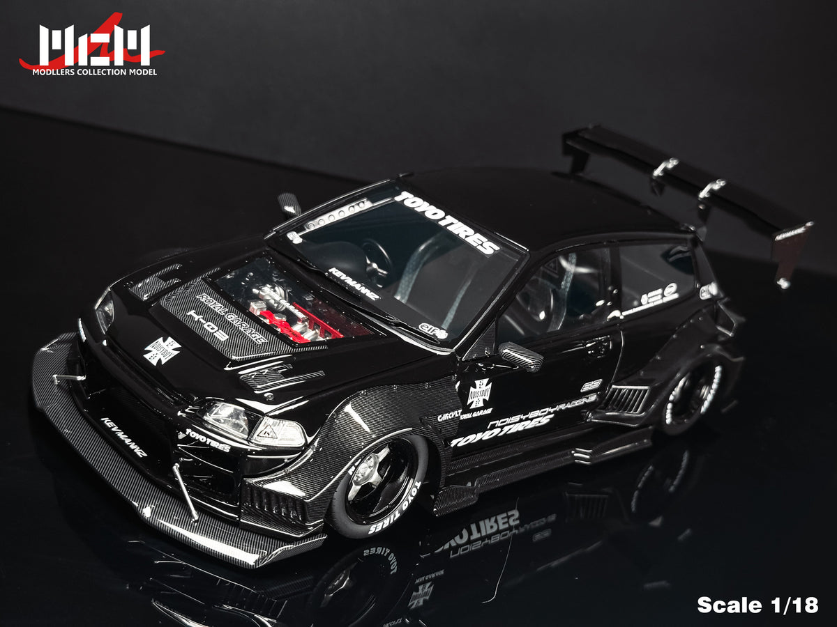 [Preorder] MCM 1:18 Honda Kevamannz 1996 EG6 Hatchback Wide  Body (5 Colours)