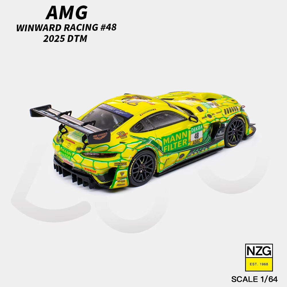 [Preorder] KILO works 1:64 Mercedes AMG GT3 EVO DTM 2025 (2 Colours) 114600010/114600011