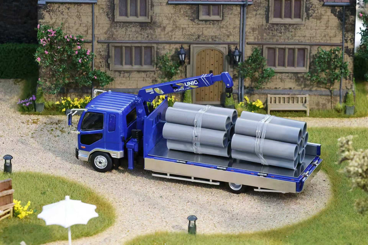 GCD 1:64 Mitsubishi Fuso Fighter (1024) Truck With Crane KS-082-634
