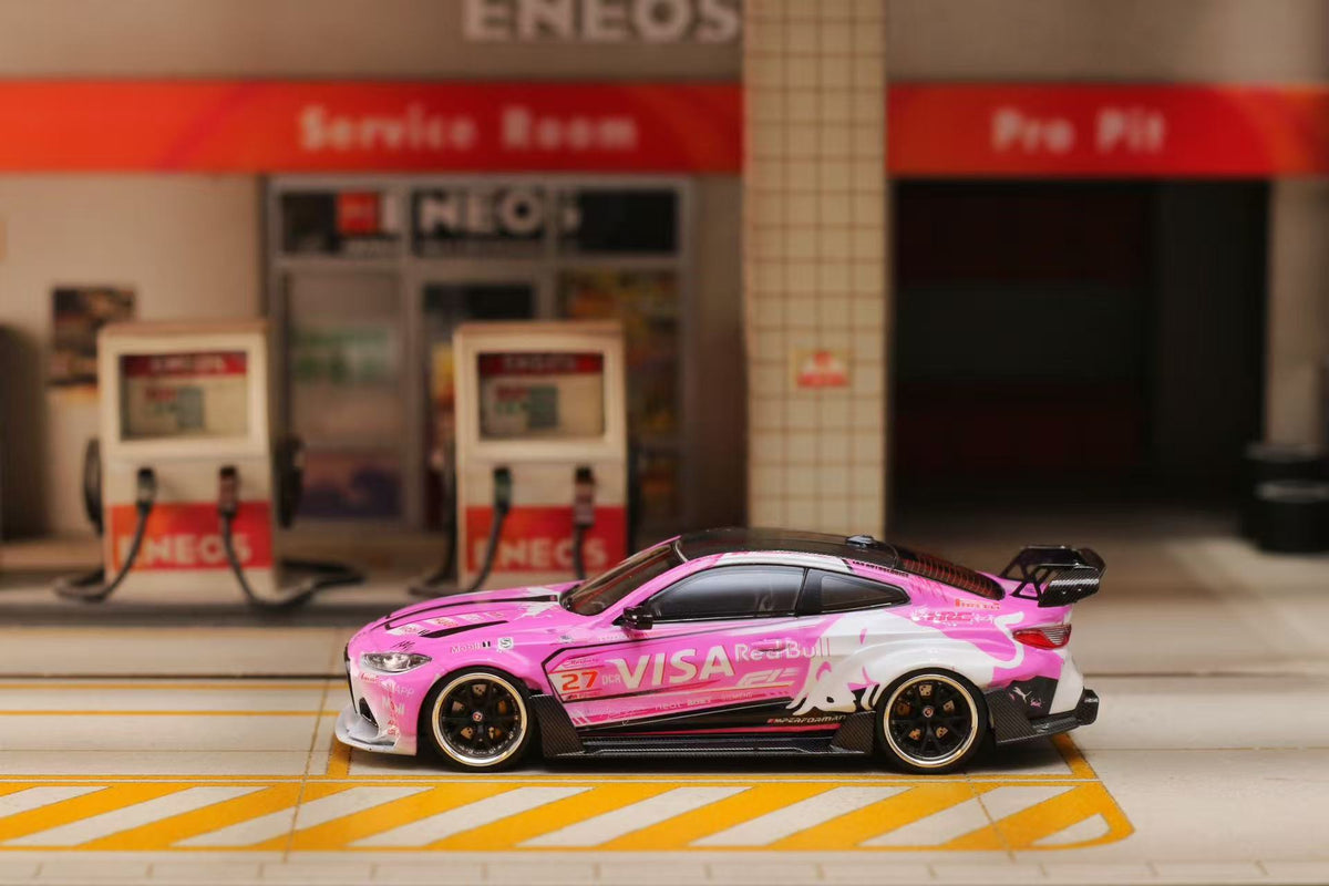 [Preorder] Street Weapon 1:64 BMW G82 M4 Pink Bull Livery