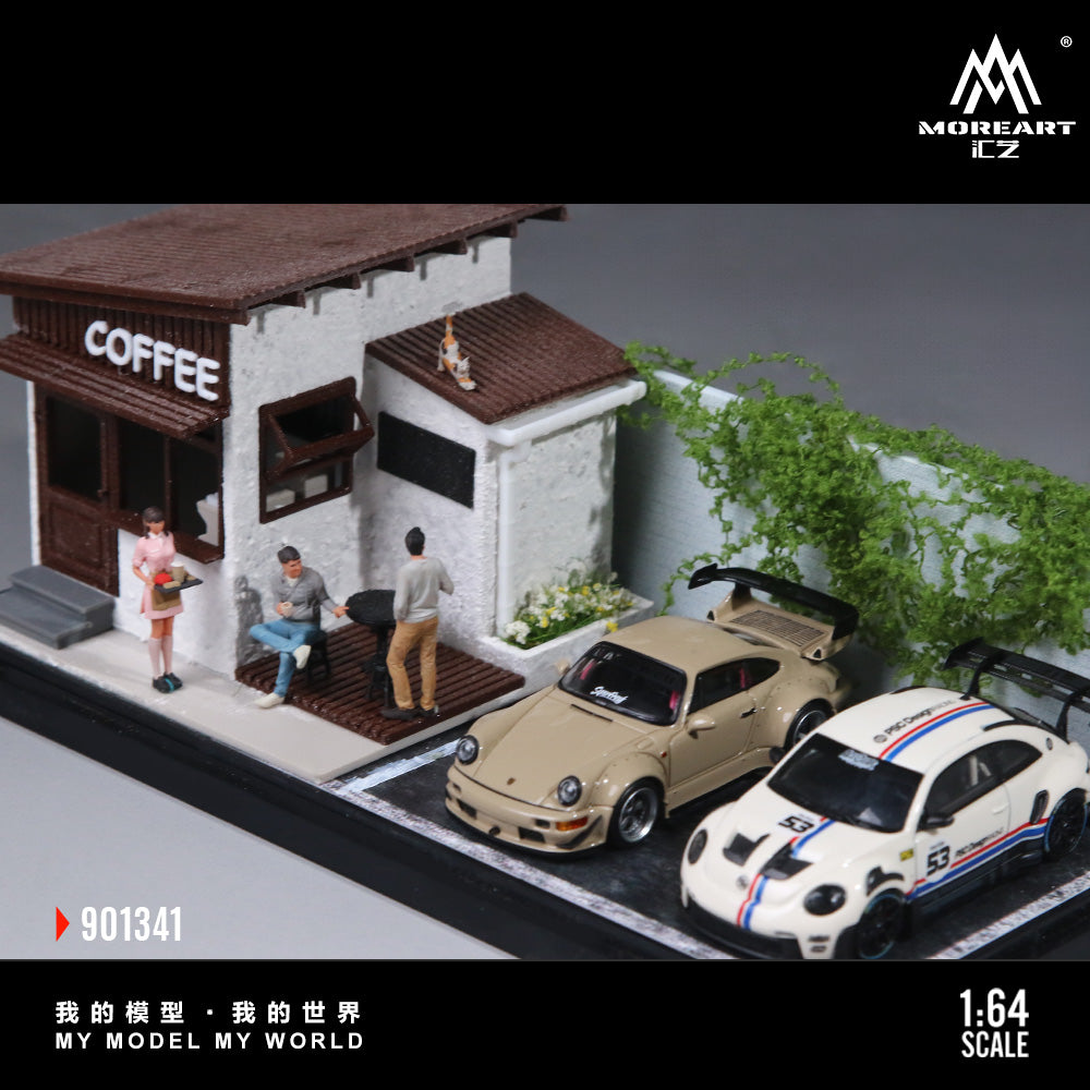[Preorder] MoreArt 1:64 Coffee Shop Scene MO901341