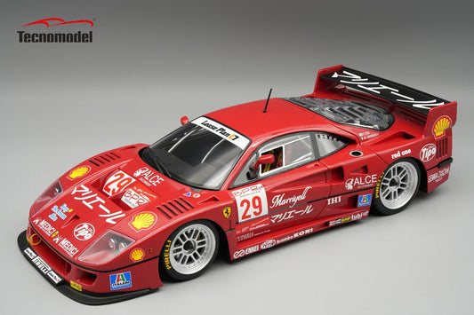 [Preorder] Tecnomodel 1:18 Ferrari F40 LM 1996  BPR Suzuka   Driver: M. Angelelli / T.Oota  Open Rear Trunk & Engine Part Closes w/ Magnetic System Limited Edition TM18-429D