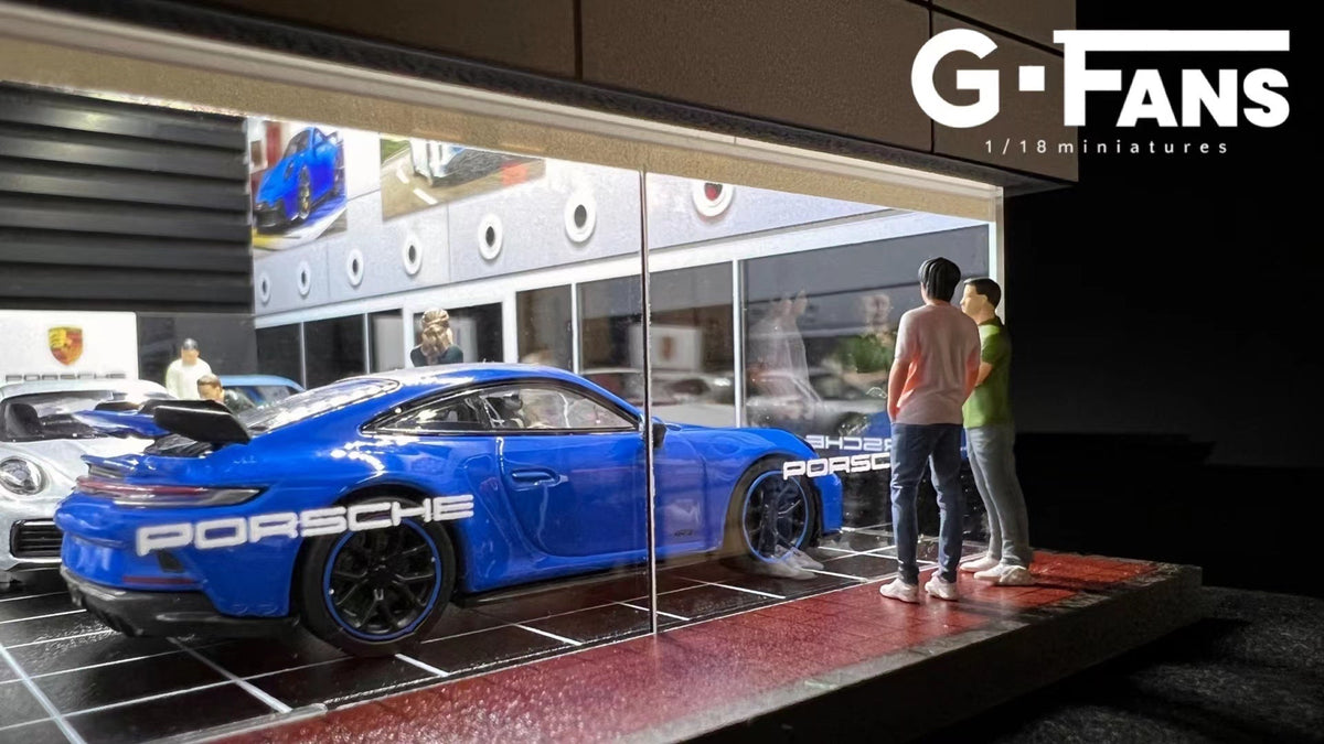 G.Fans 1:64 Diorama Porsche Center Building 710031