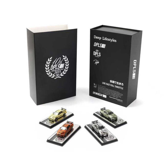Inno64 x DPLS 1:64 10th Anniversary Diecast Set R34 (SET OF 4)