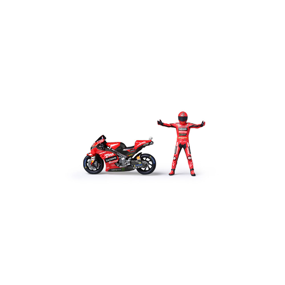 [Preorder] MoreArt 1:64 Ducati 93RD Curcuit Motorcycle Action Figure Set MO222260