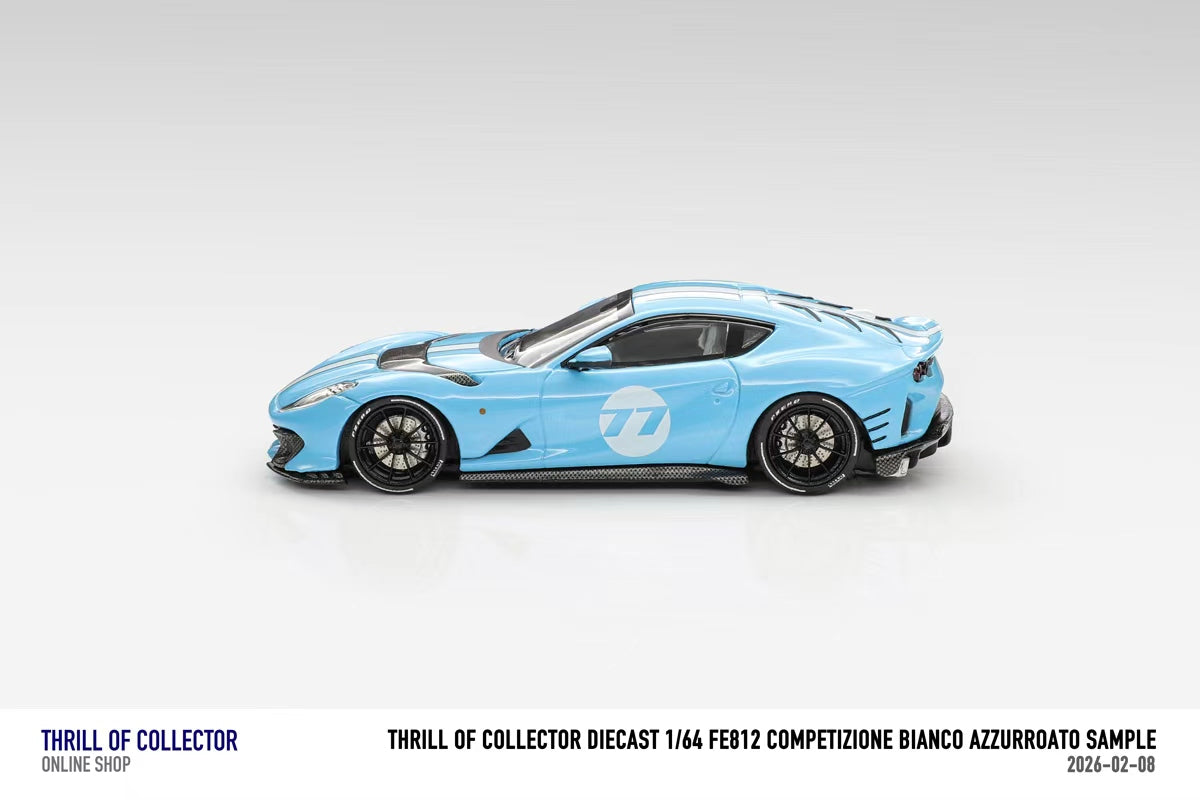 TOC 1:64 Ferrari 812C 3.0 (4 Colours)