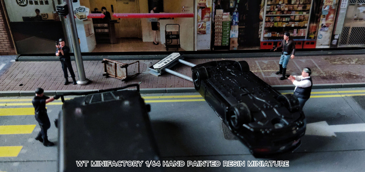 WT Minifactory 1:64 Hong Kong-style Police and gangster (2 Versions) WT2025061609